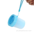 Copo de limpador de pata de cachorro de pé de silicone